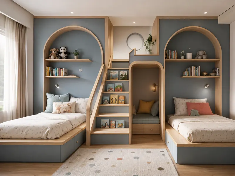Kids’ room interior design direction