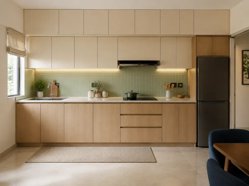 Daylight straight kitchen