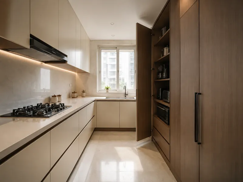 Hidden appliance kitchen